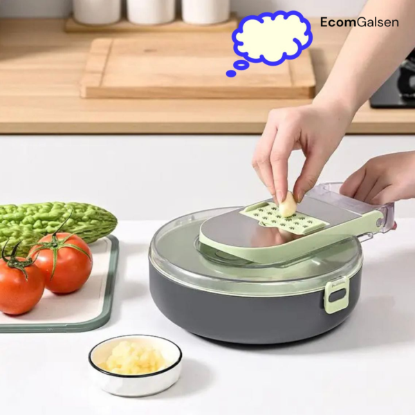 Hacheur à légumes multifonction : Préparez vos repas en un clin d'œil ! – Image 3
