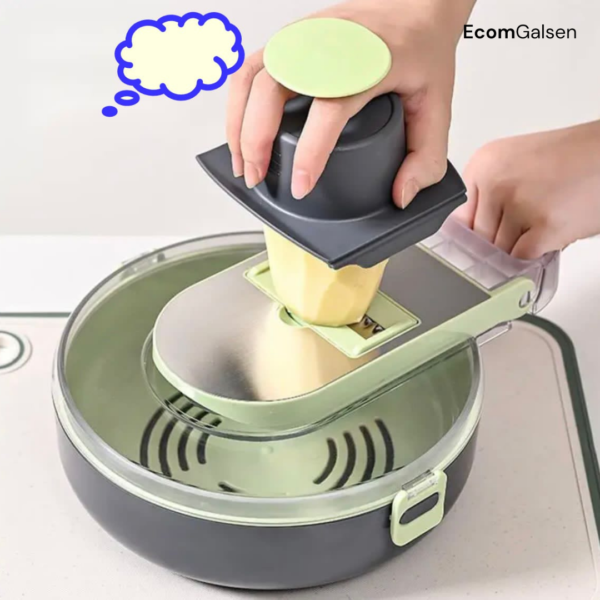 Hacheur à légumes multifonction : Préparez vos repas en un clin d'œil ! – Image 2
