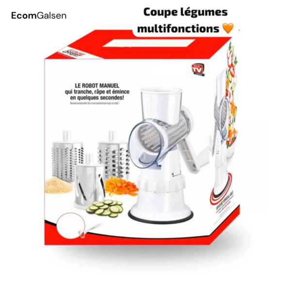 Coupe-légumes 5 en 1 : Rapide, Efficace et Facile à Utiliser – Image 3